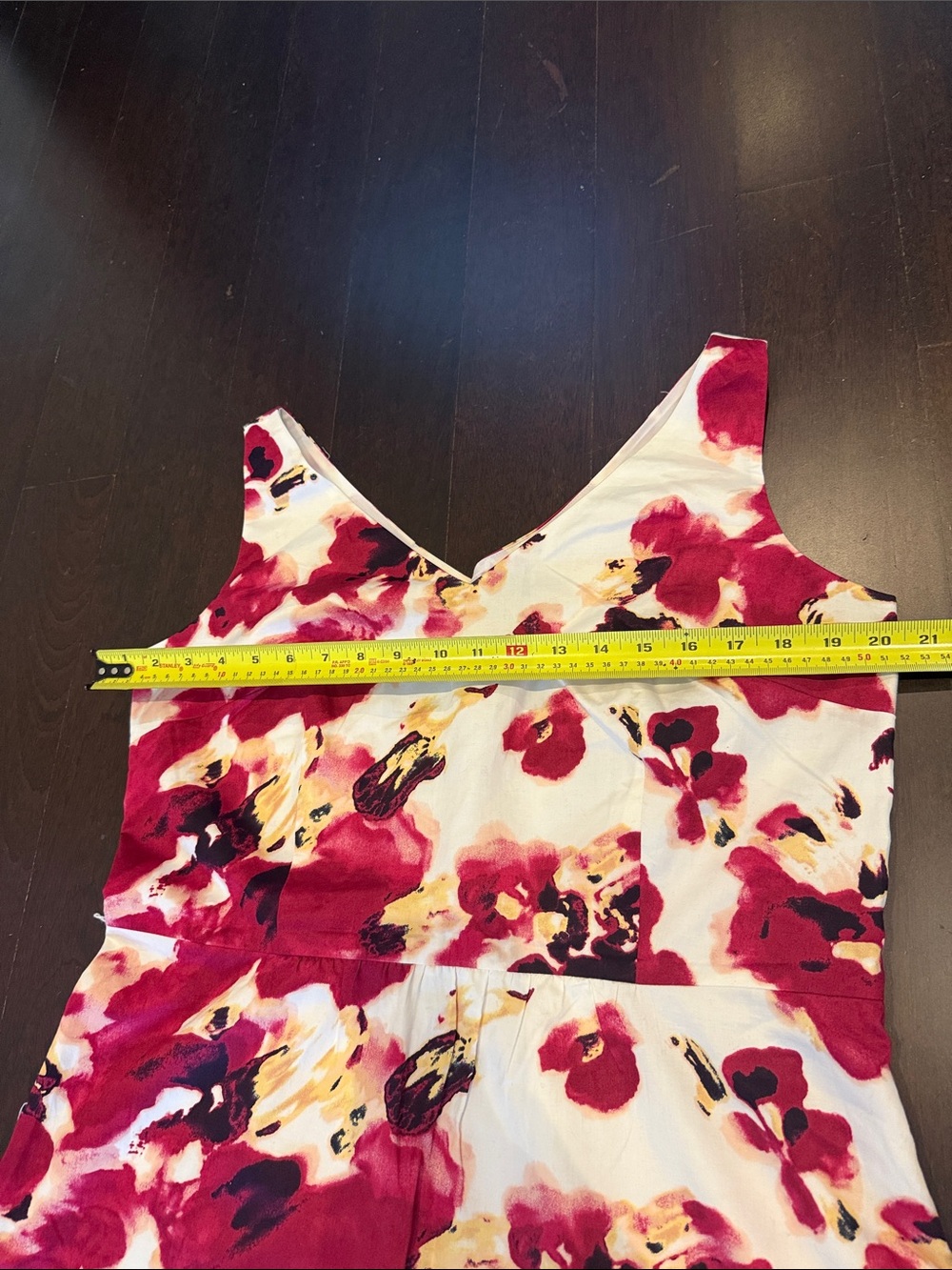 Ann Taylor White Mini Dress with Floral Print - Picture 6 of 9